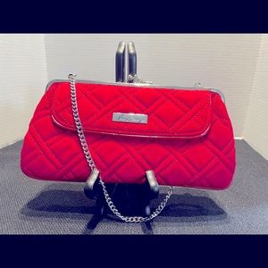 Vera Bradley Kisslock Wallet in Tango Red